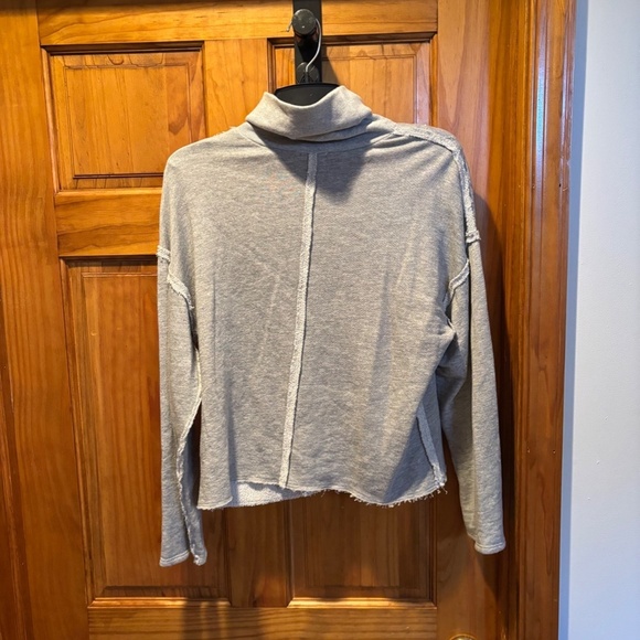 LPA Essex Turtleneck Sweater in Heather Grey Small - Picture 3 of 6